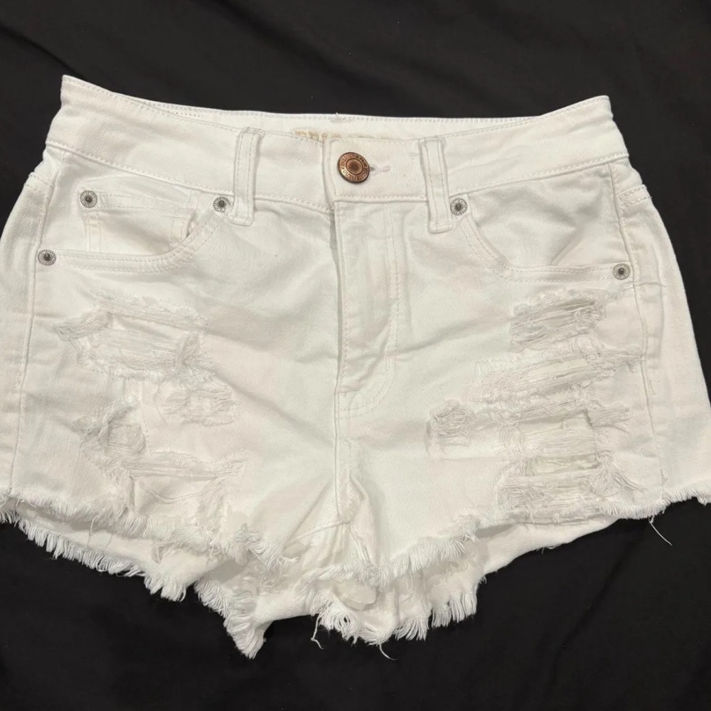American Eagle White Shorts